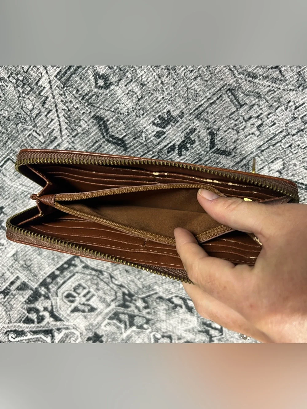 Fossil leather wallet - Picture 5 of 8